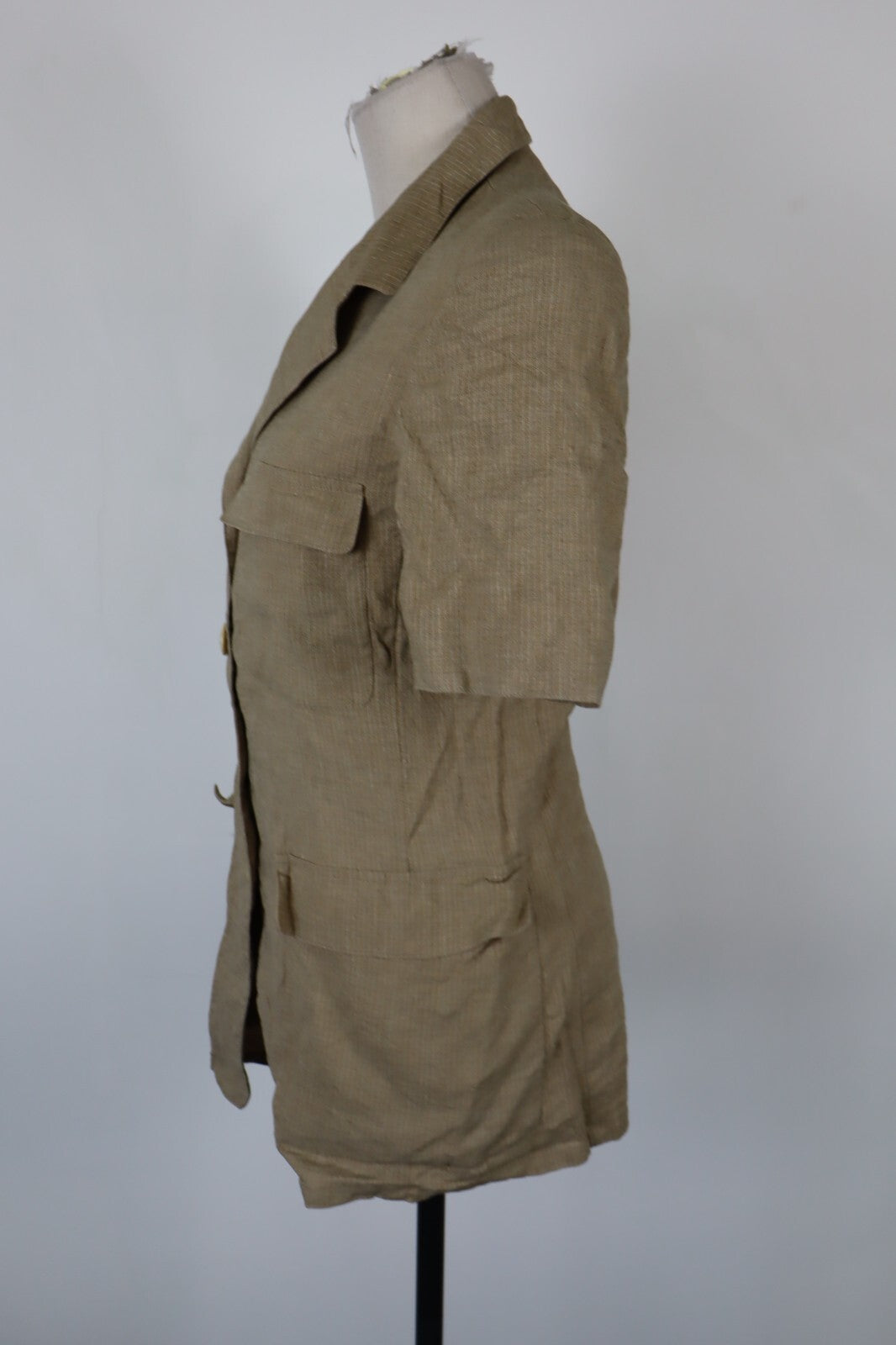 MAX & CO BLAZER GIACCA LINO DONNA Tg 42 WOMAN CASUAL VINTAGE JACKET