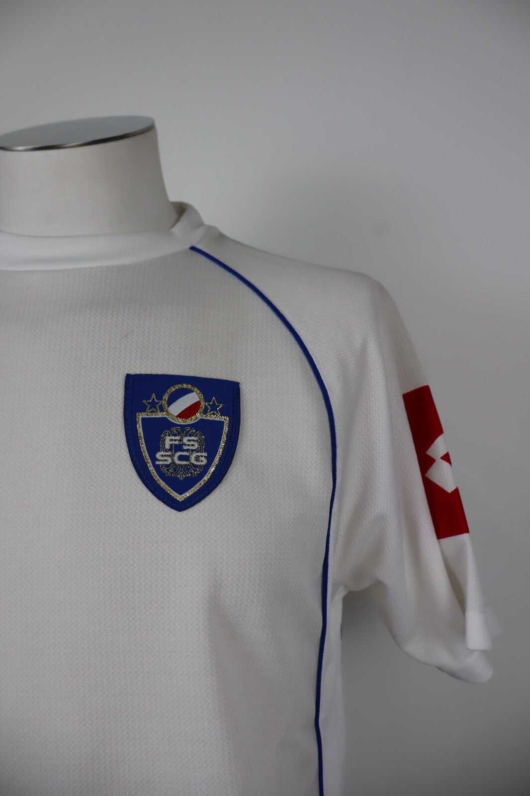 LOTTO SERBIA-MONTENEGRO MAGLIA CALCIO UOMO Tg S SOCCER T-SHIRT JERSEY TRIKOT