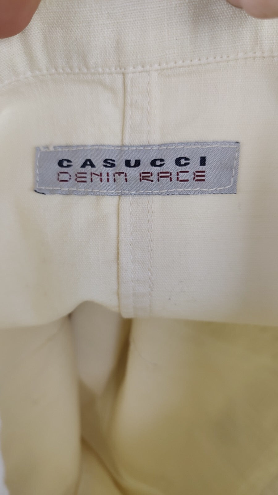 CASUCCI GIACCA DONNA Tg M WOMAN CASUAL VINTAGE JACKET COTONE LINO