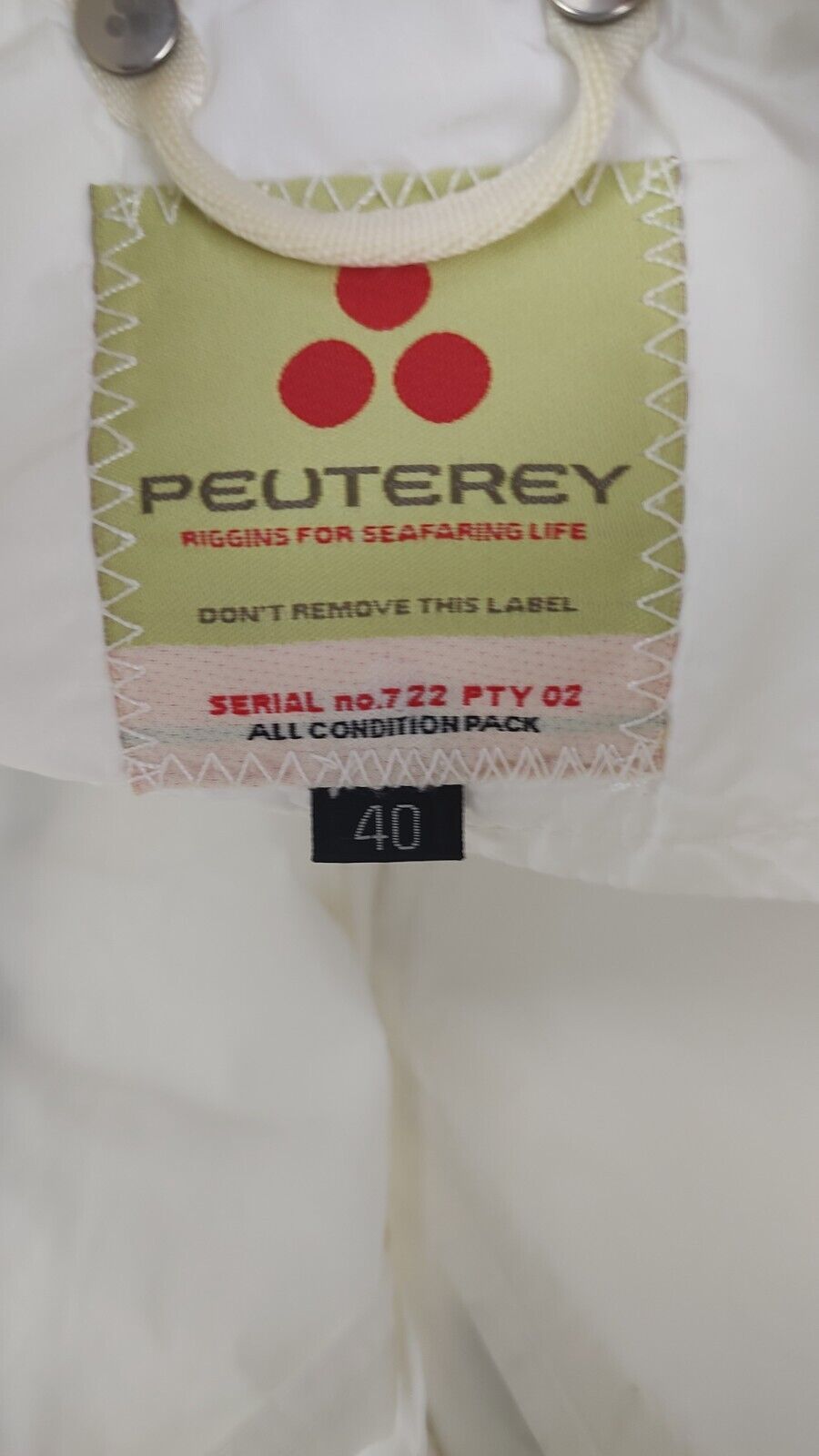 PEUTEREY GIUBBINO DONNA Tg. 40 WOMAN IMPERMEABILE CASUAL JACKET VINTAGE