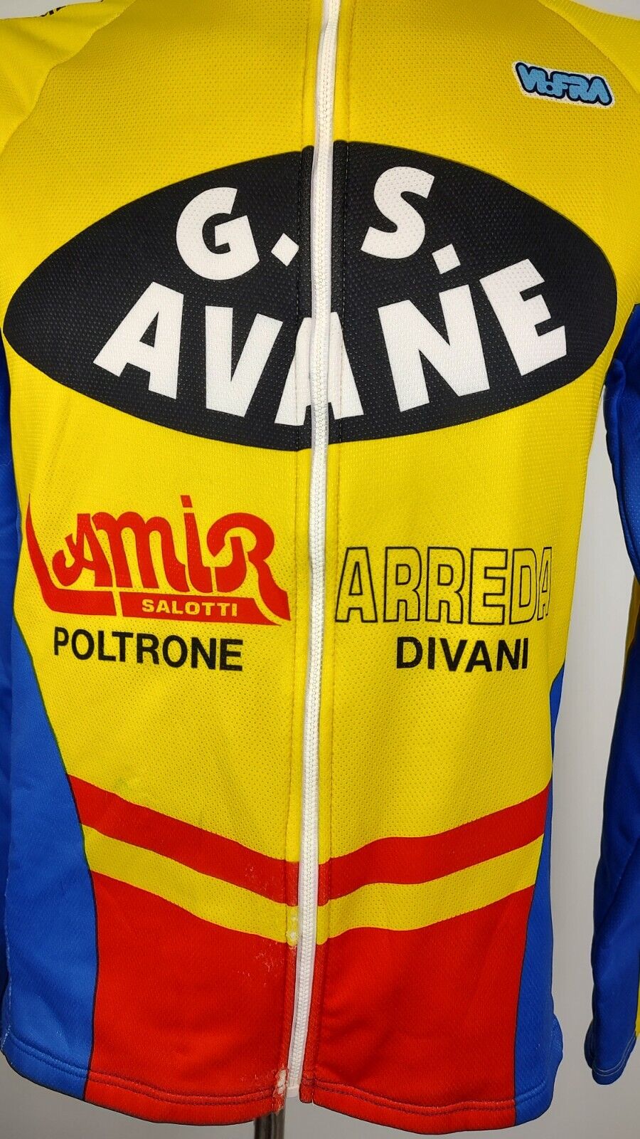VI. FRA MAGLIA CICLISMO UOMO TG. 3 MAN SHIRT SPORT VINTAGE