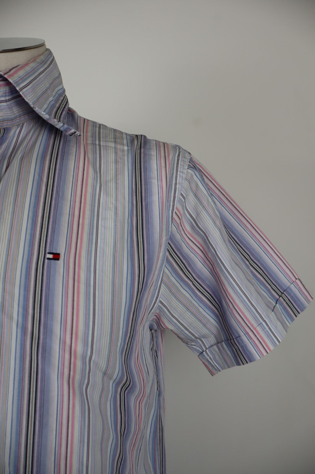 TOMMY HILFIGER CAMICIA UOMO COTONE TG. M MAN CASUAL VINTAGE COTTON SHIRT