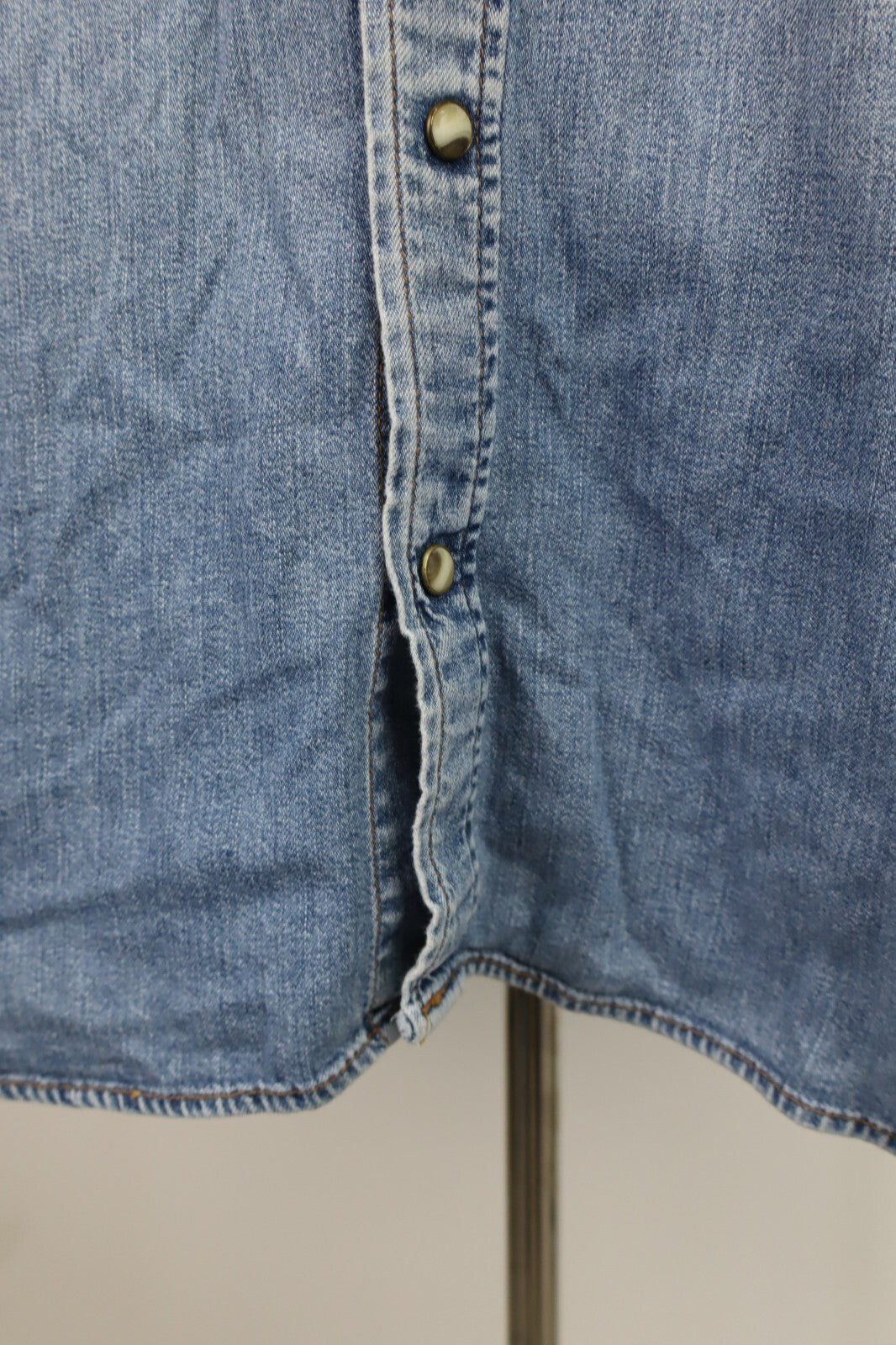 RIFLE CAMICIA JEANS UOMO TG. XL REGULAR  MAN CASUAL VINTAGE SHIRT COTONE DENIM