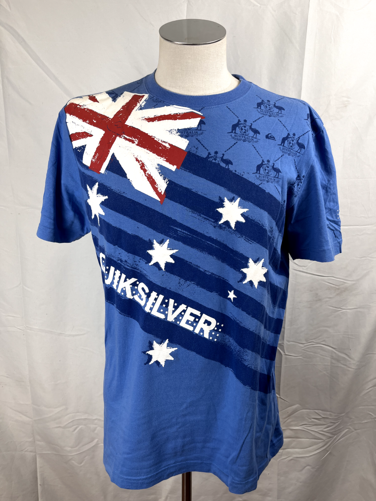 QUICKSILVER MAGLIA UOMO TG. M MAN T-SHIRT CASUAL VINTAGE COTONE COTTON