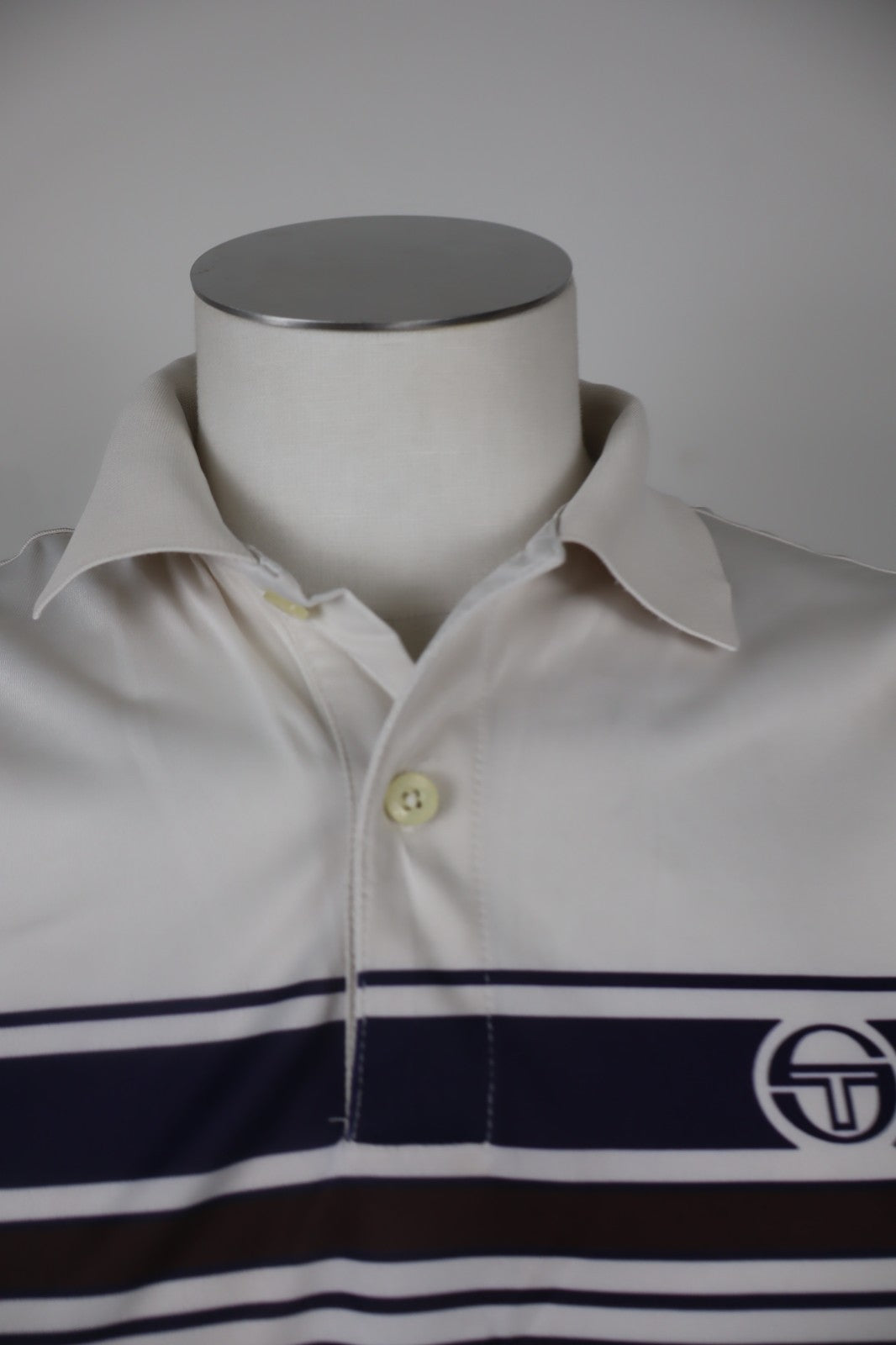 SERGIO TACCHINI MAGLIA POLO UOMO TG. S MAN T-SHIRT CASUAL VINTAGE TENNIS