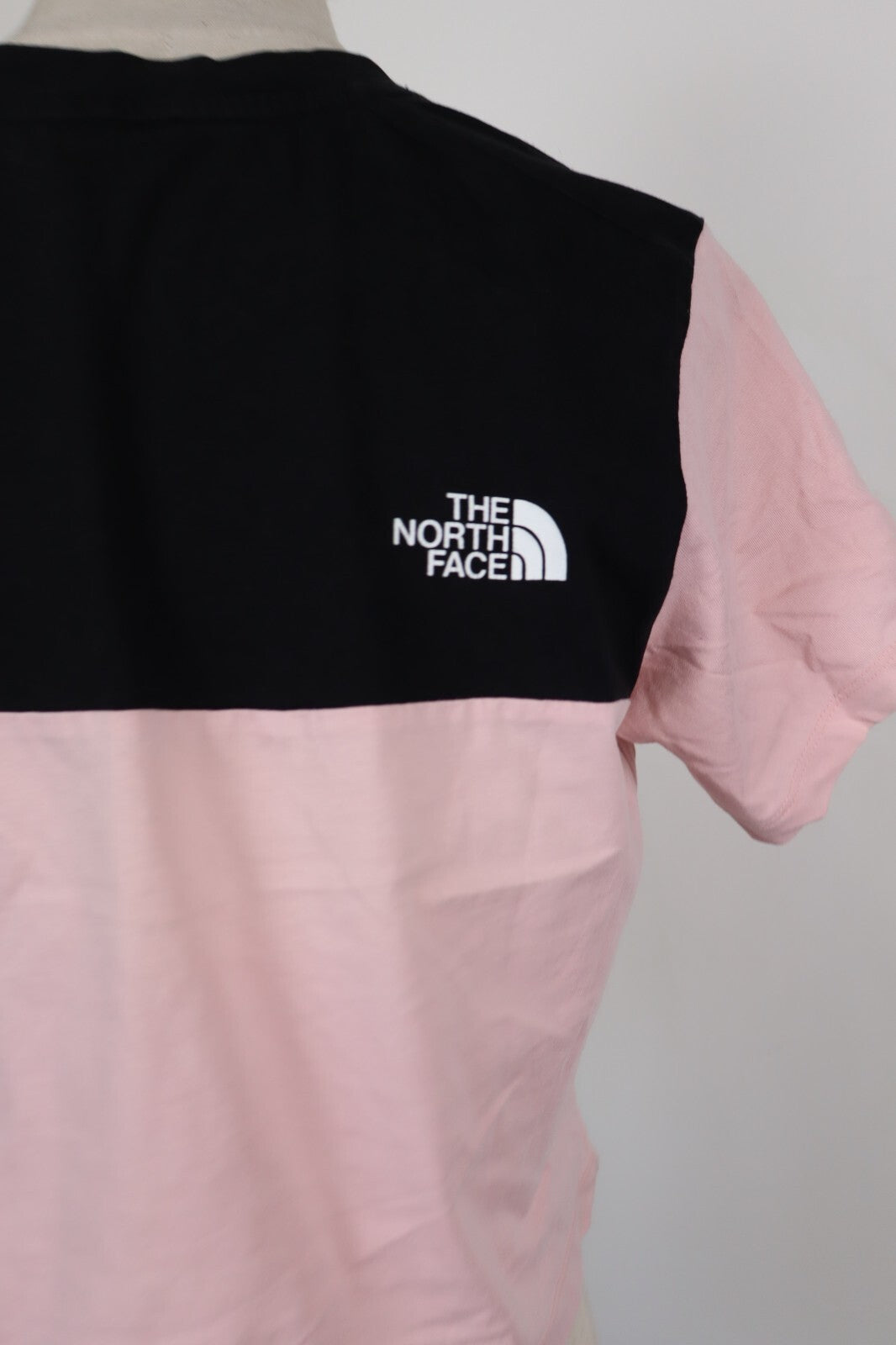 THE NORTH FACE MAGLIA DONNA TG S WOMAN CASUAL VINTAGE CROP TOP T-SHIRT COTONE
