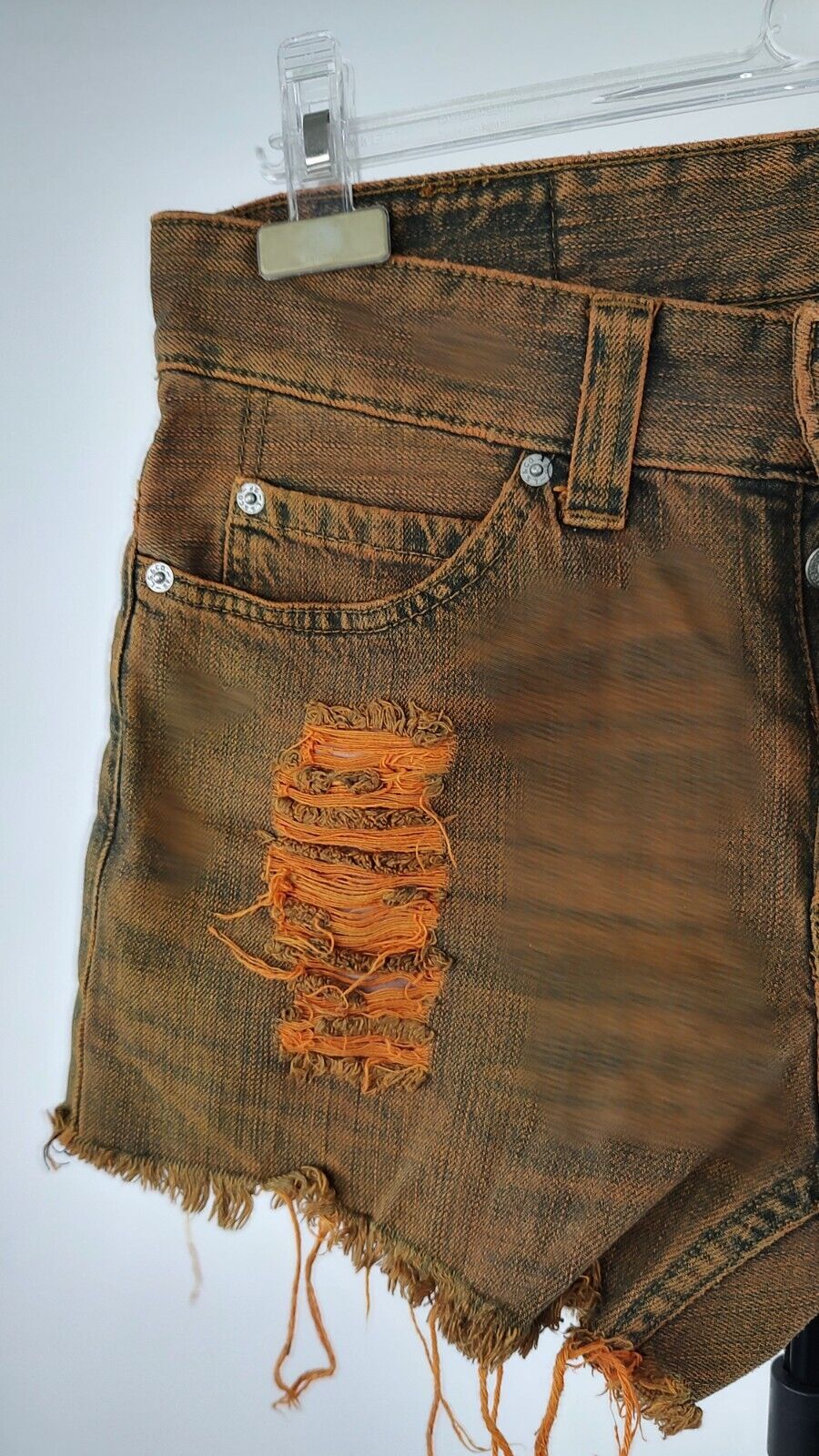 LEVI'S PANTALONCINO DENIM JEANS DONNA TG W31 WOMAN VINTAGE SHORTS