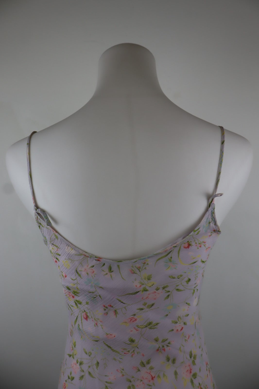 BLUNAUTA VESTITO SMANICATO BRETELLE DONNA 40 WOMAN VINTAGE DRESS ABITO SETA SILK