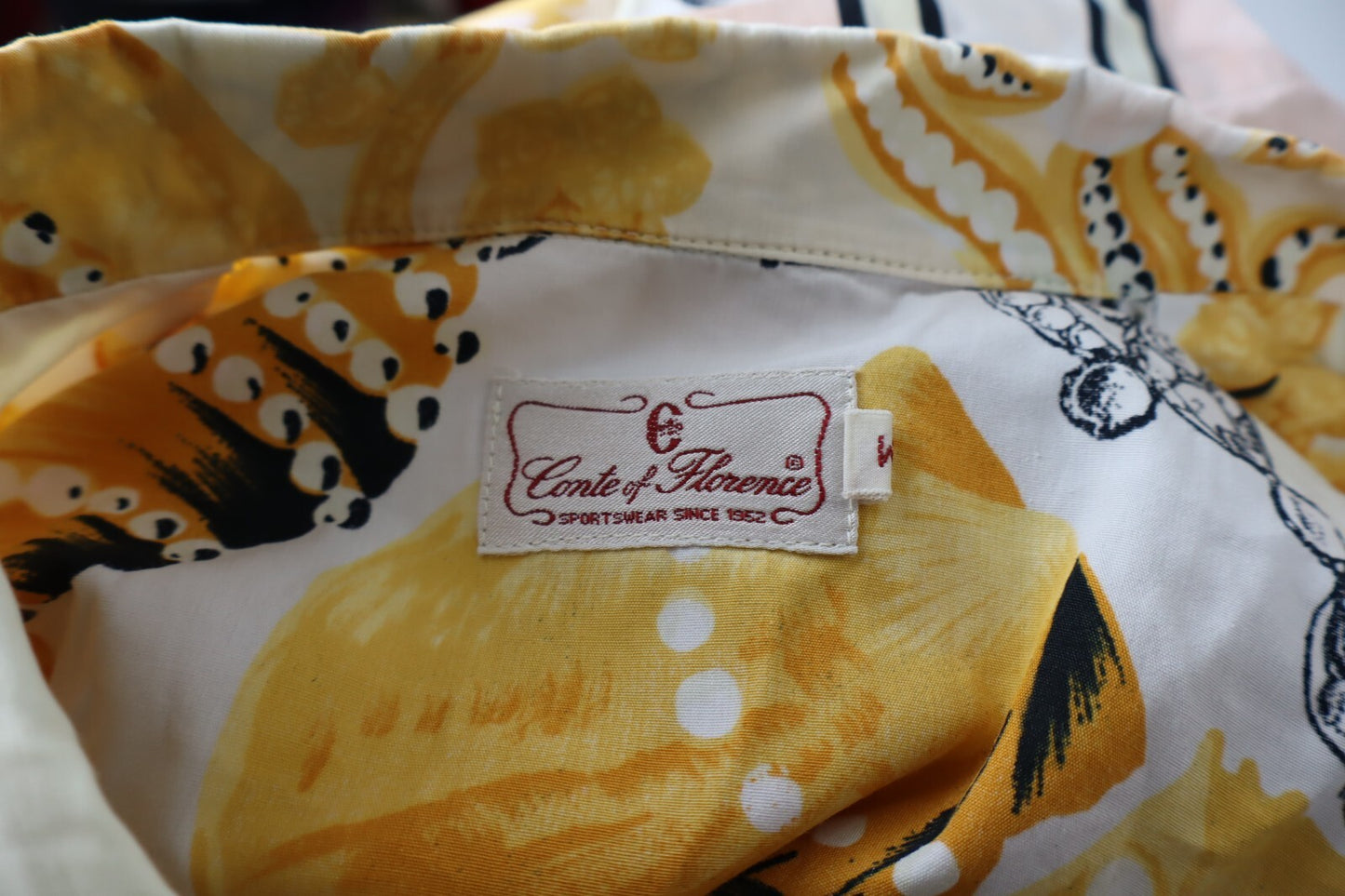 CONTE OF FLORENCE CAMICIA DONNA TG M WOMAN SHIRT CASUAL VINTAGE COTONE