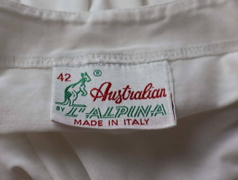 AUSTRALIAN MAGLIA DONNA TG. 42 WOMAN CASUAL VINTAGE T-SHIRT CON BOTTONI COTONE