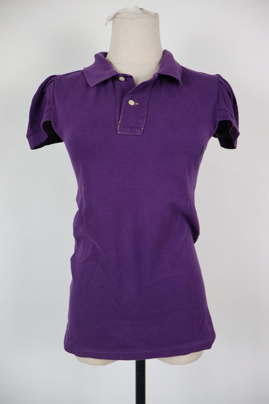 RALPH LAUREN POLO MAGLIA DONNA COTONE TG. S WOMAN SHIRT CASUAL VINTAGE