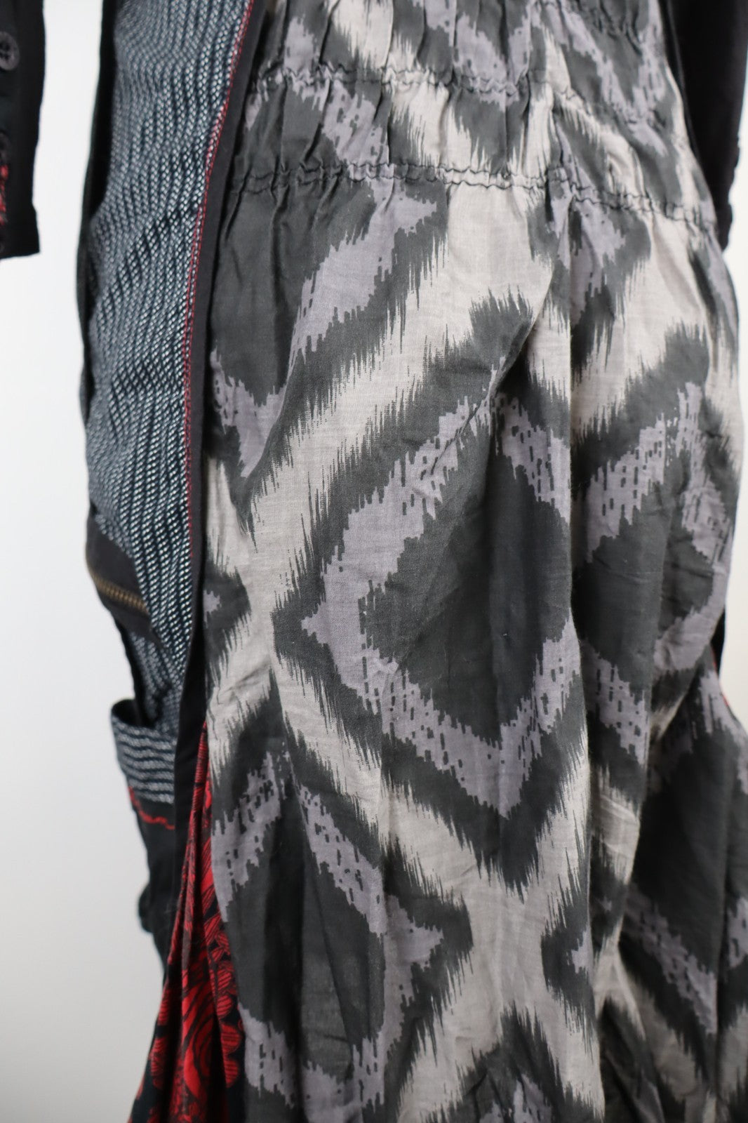 DESIGUAL VESTITO ABITO MANICHE A 3/4 DONNA TG 40 WOMAN CASUAL VINTAGE DRESS