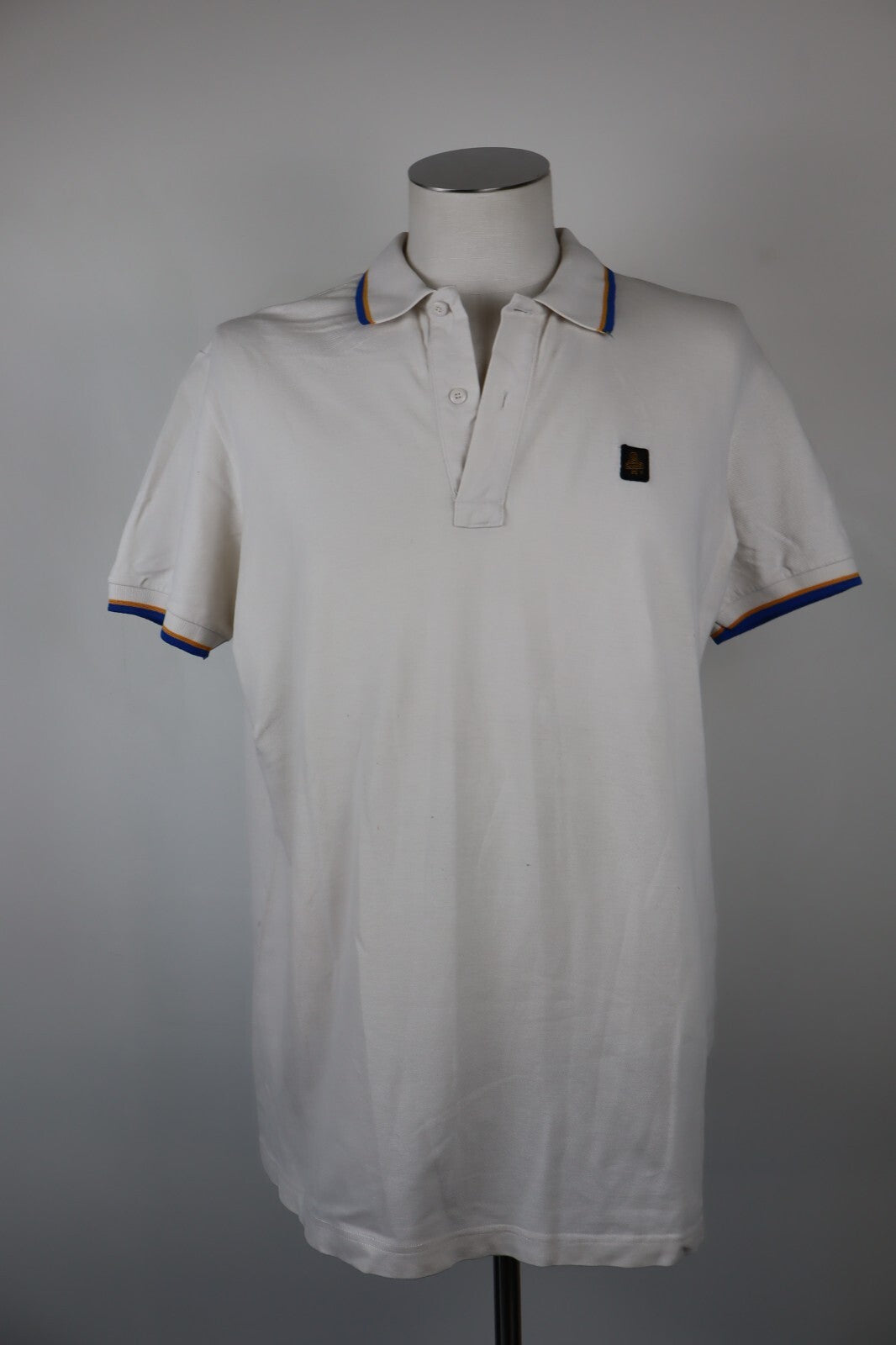 REFRIGIWEAR MAGLIA POLO UOMO TG. 2XL MAN T-SHIRT CASUAL VINTAGE COTONE