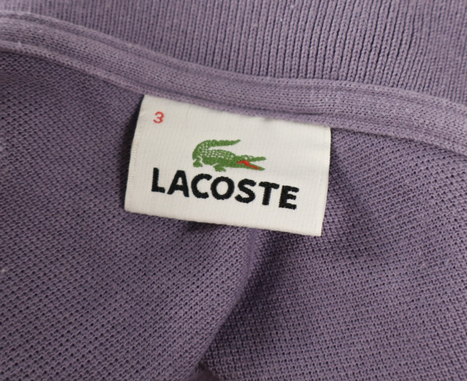 LACOSTE POLO MAGLIA MANICA LUNGA UOMO COTONE 3 MAN COTTON SHIRT CASUAL VINTAGE