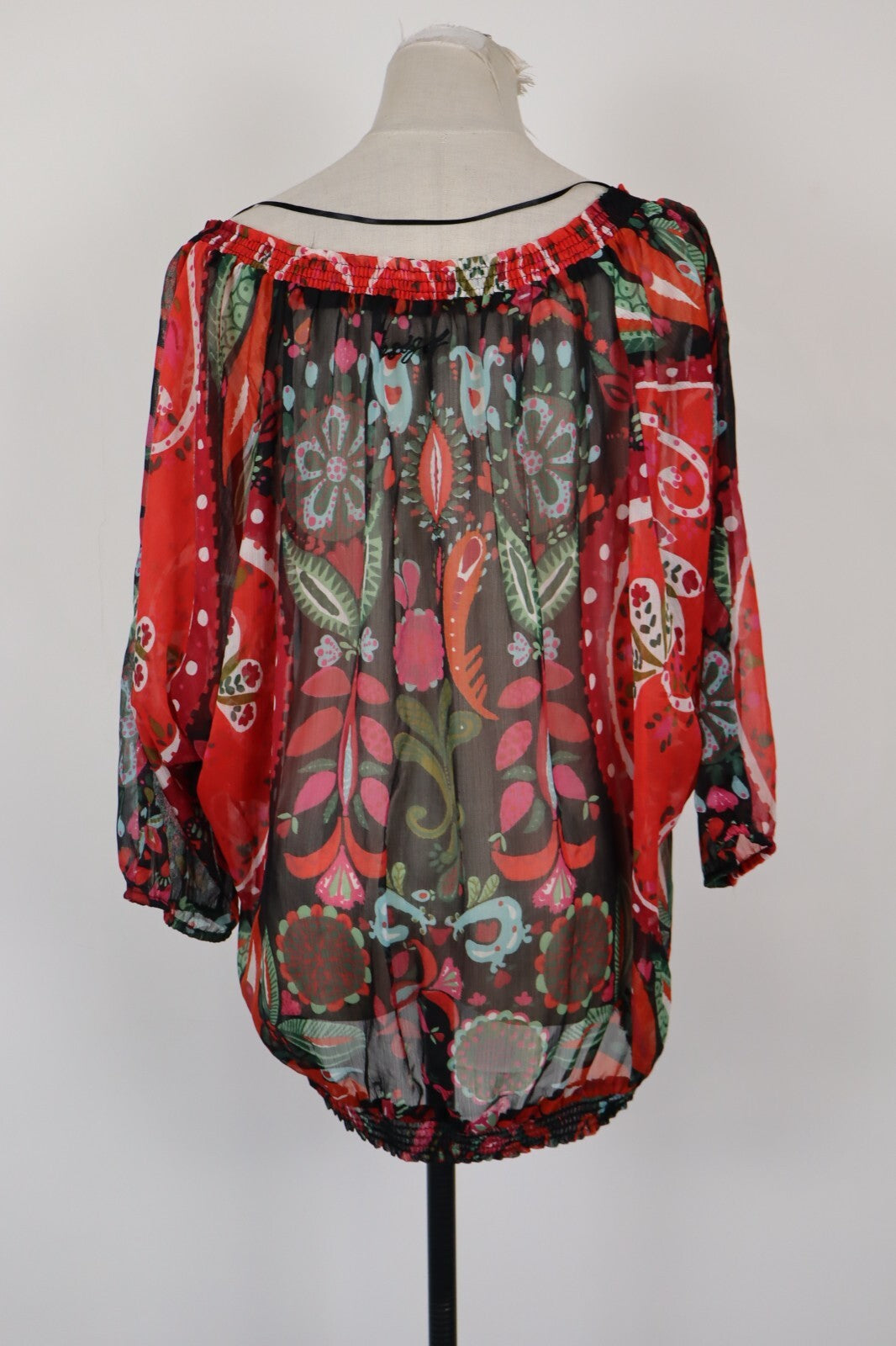 DESIGUAL MAGLIA DONNA TG. XL WOMAN T-SHIRT CASUAL VINTAGE