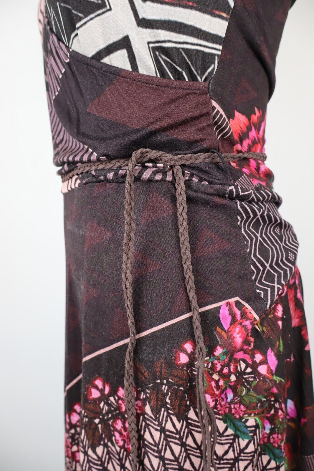 DESIGUAL VESTITO DONNA TG. S WOMAN CASUAL VINTAGE DRESS ABITO COTONE COTTON