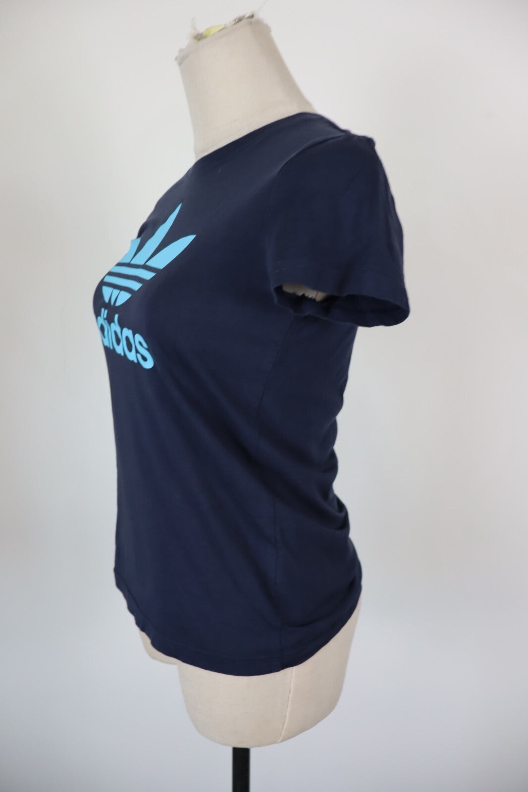 ADIDAS MAGLIA DONNA TG. XS 36 WOMAN CASUAL VINTAGE T- SHIRT TOP COTONE