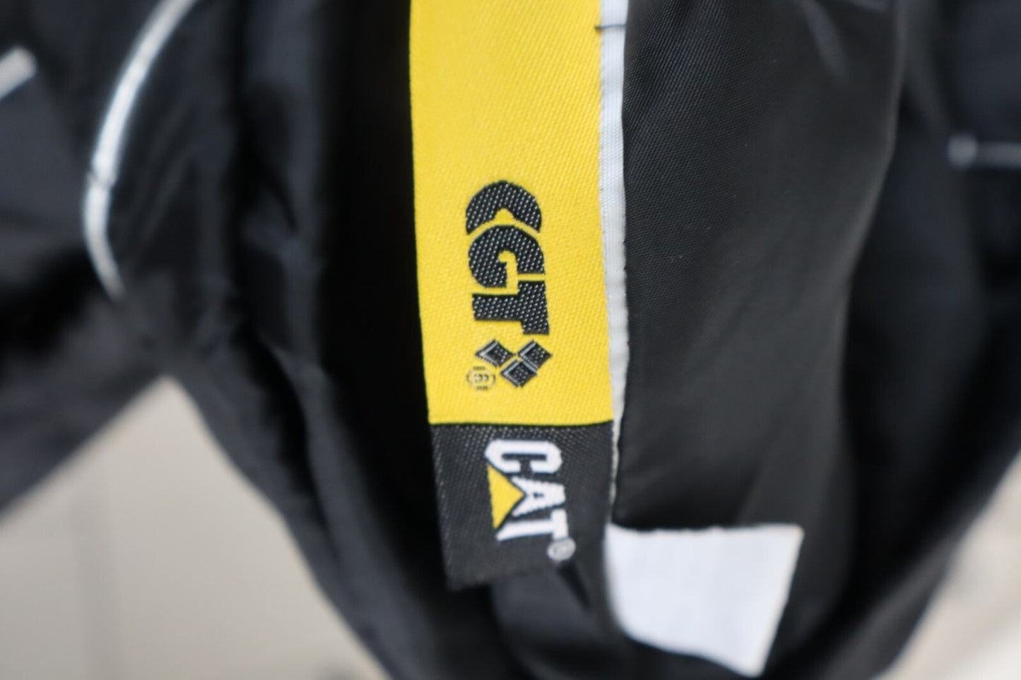 CATERPILLAR GIUBBINO IMPERMEABILE UOMO L MAN GIACCA VINTAGE SPORT RICHIUDIBILE