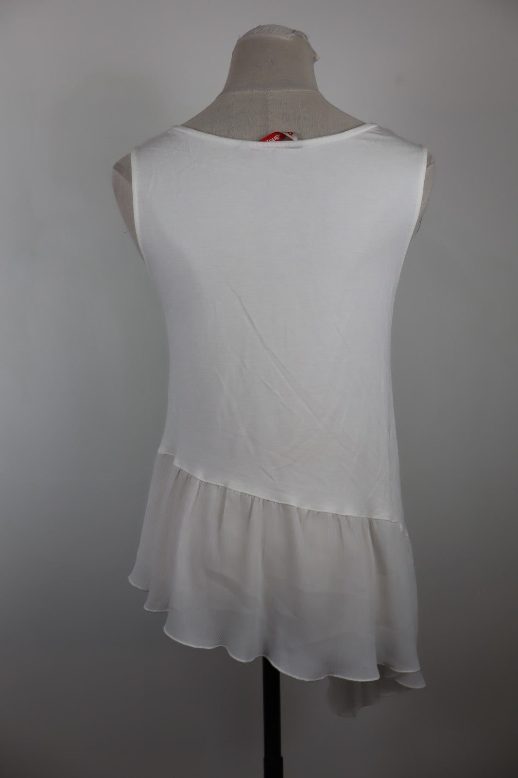 DESIGUAL MAGLIA SMANICATA TOP DONNA TG S WOMAN CASUAL VINTAGE T-SHIRT COTONE