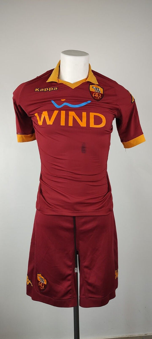 KAPPA ROMA N. 10 TOTTI COMPLETO CALCIO UOMO Tg L FOOTBALL JERSEY SPORT VINTAGE