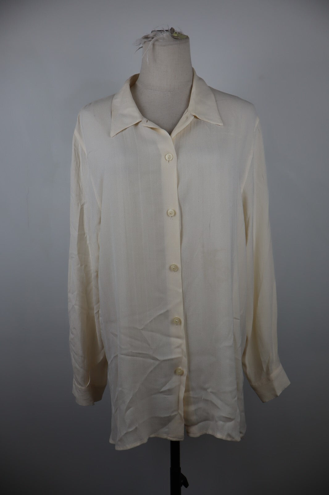 MARINA RINALDI CAMICIA DONNA TG. 25 WOMAN SHIRT CASUAL VINTAGE SETA SILK SOIE
