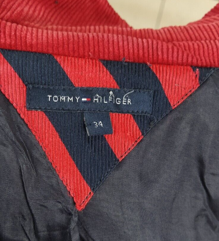 TOMMY HILFIGER BLAZER GIACCA DONNA Tg 34 WOMAN CASUAL VINTAGE JACKET COTONE