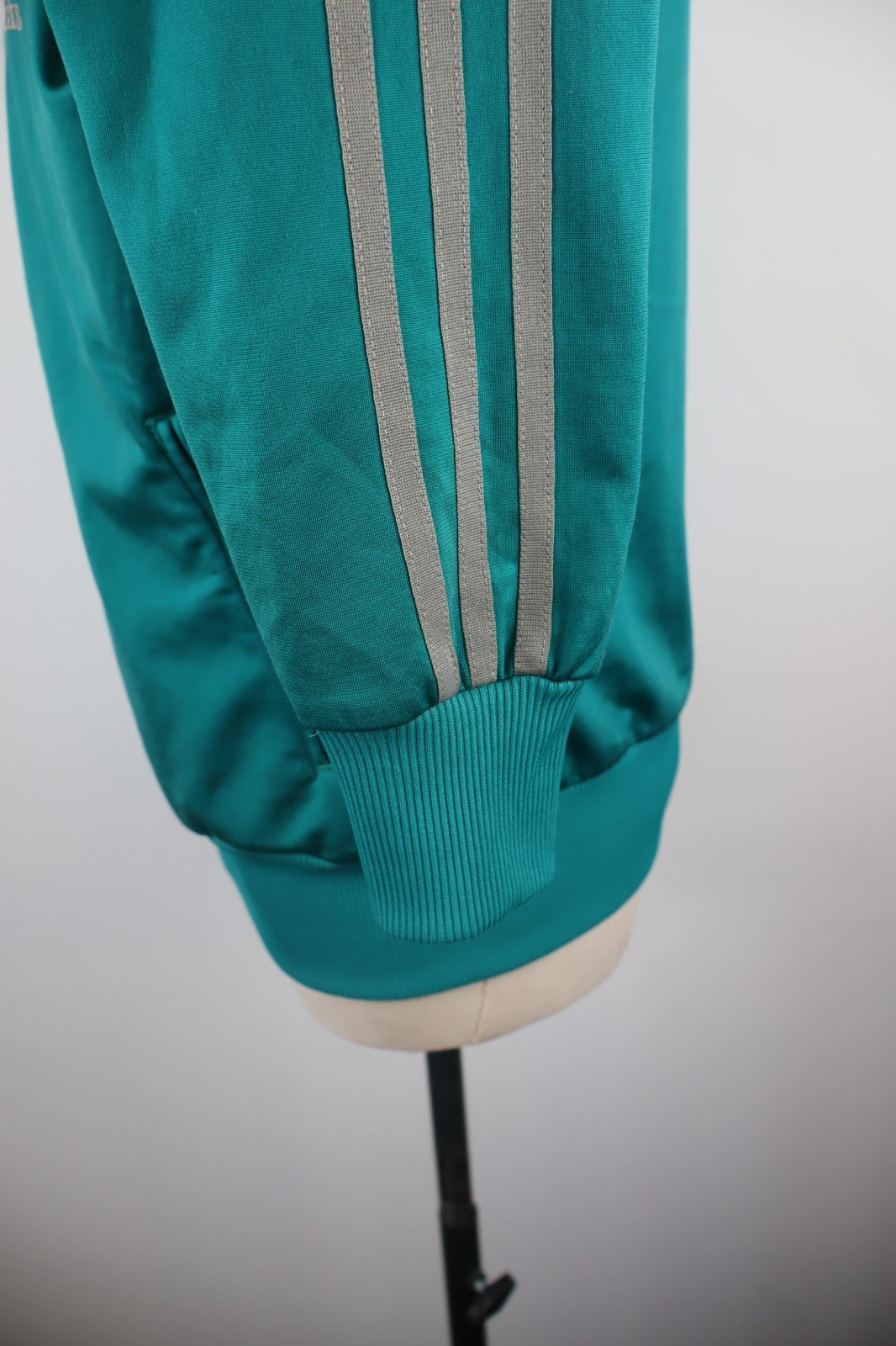 ADIDAS GIACCA SPORTIVA DONNA Tg. 44 WOMAN SPORT JACKET SWEATSHIRT VINTAGE VERDE