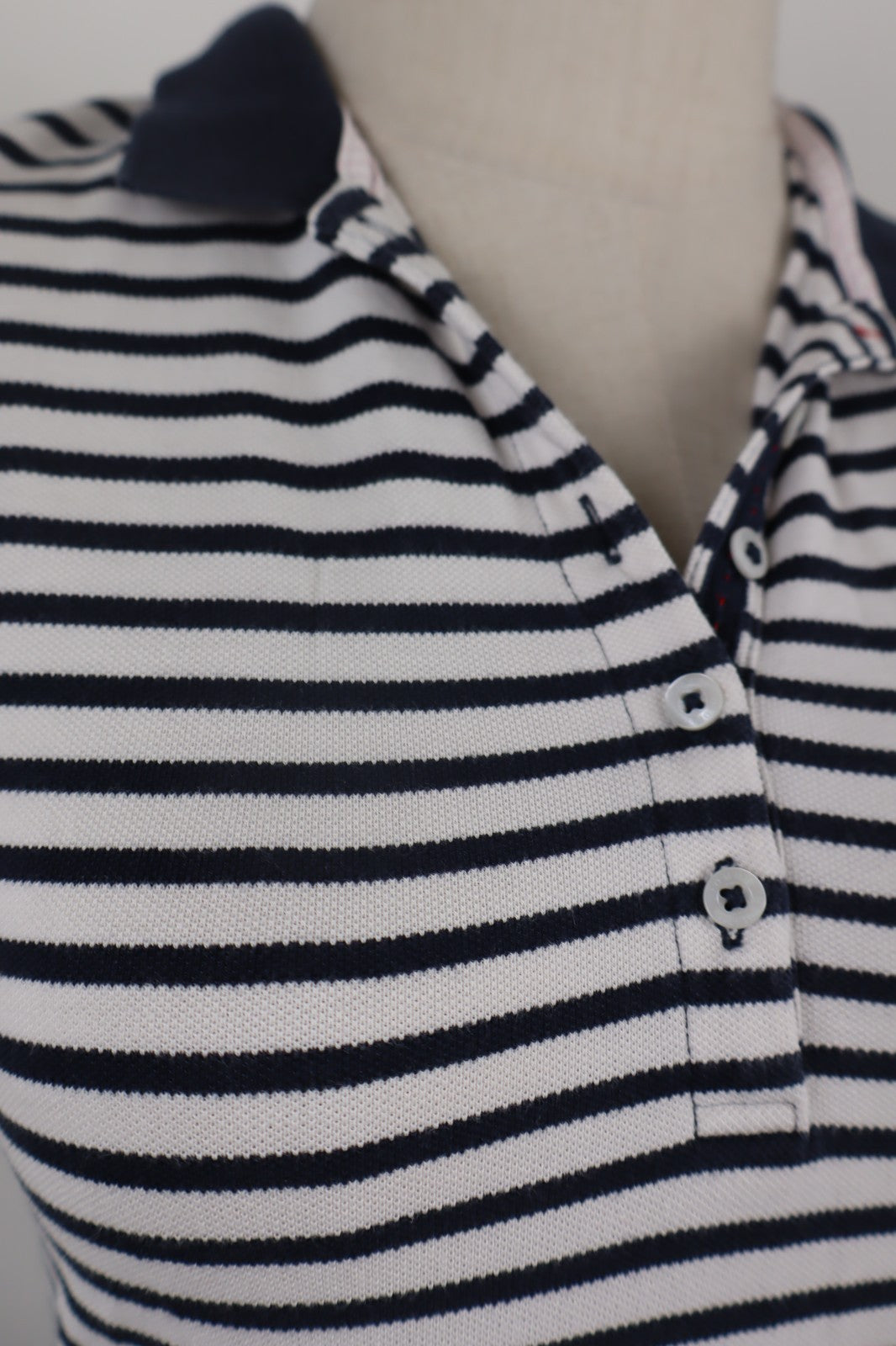 TOMMY HILFIGER POLO MAGLIA DONNA COTONE TG XS SLIM WOMAN SHIRT CASUAL VINTAGE