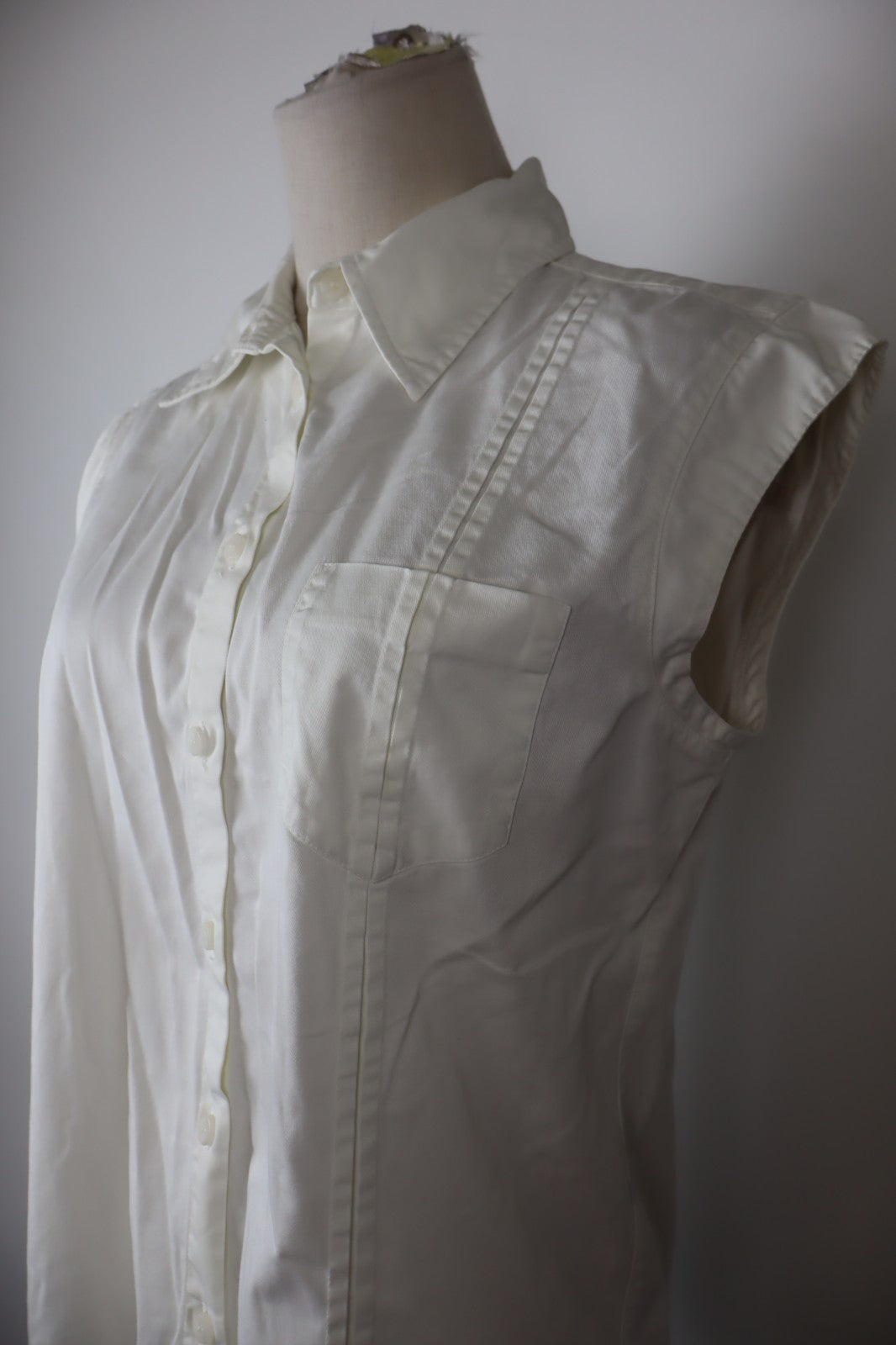 AJ ARMANI JEANS CAMICIA DONNA TG. 44 WOMAN SHIRT CASUAL VINTAGE  COTONE BLUSA