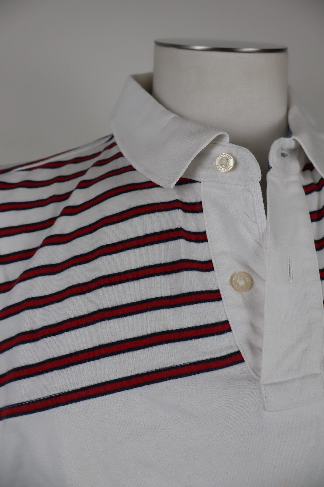 TOMMY HILFIGER MAGLIA POLO UOMO TG. XL MAN T-SHIRT CASUAL VINTAGE COTONE