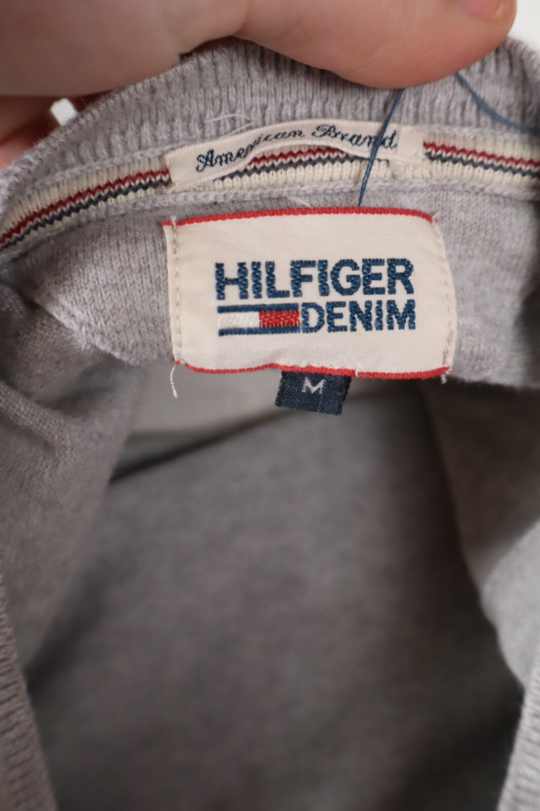 TOMMY HILFIGER MAGLIONE COTONE COTTON VINTAGE UOMO Tg M SWEATER MAN CASUAL