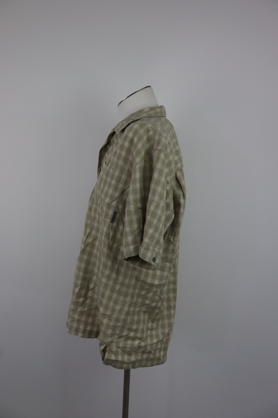 COLUMBIA CAMICIA UOMO TG. L MAN CASUAL SPORTSWEAR VINTAGE SHIRT NYLON