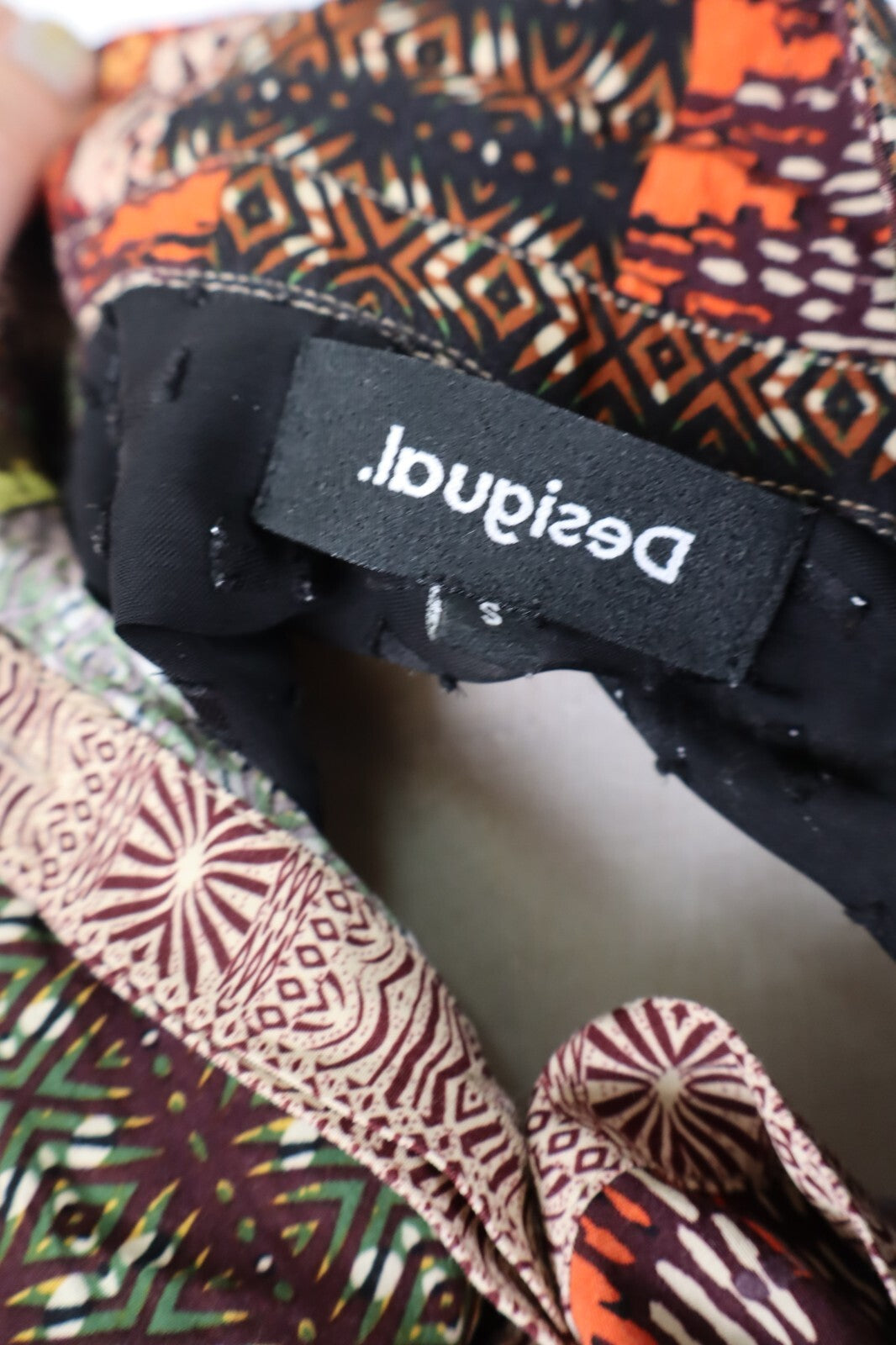 DESIGUAL CAMICIA DONNA TG. S WOMAN SHIRT CASUAL VINTAGE