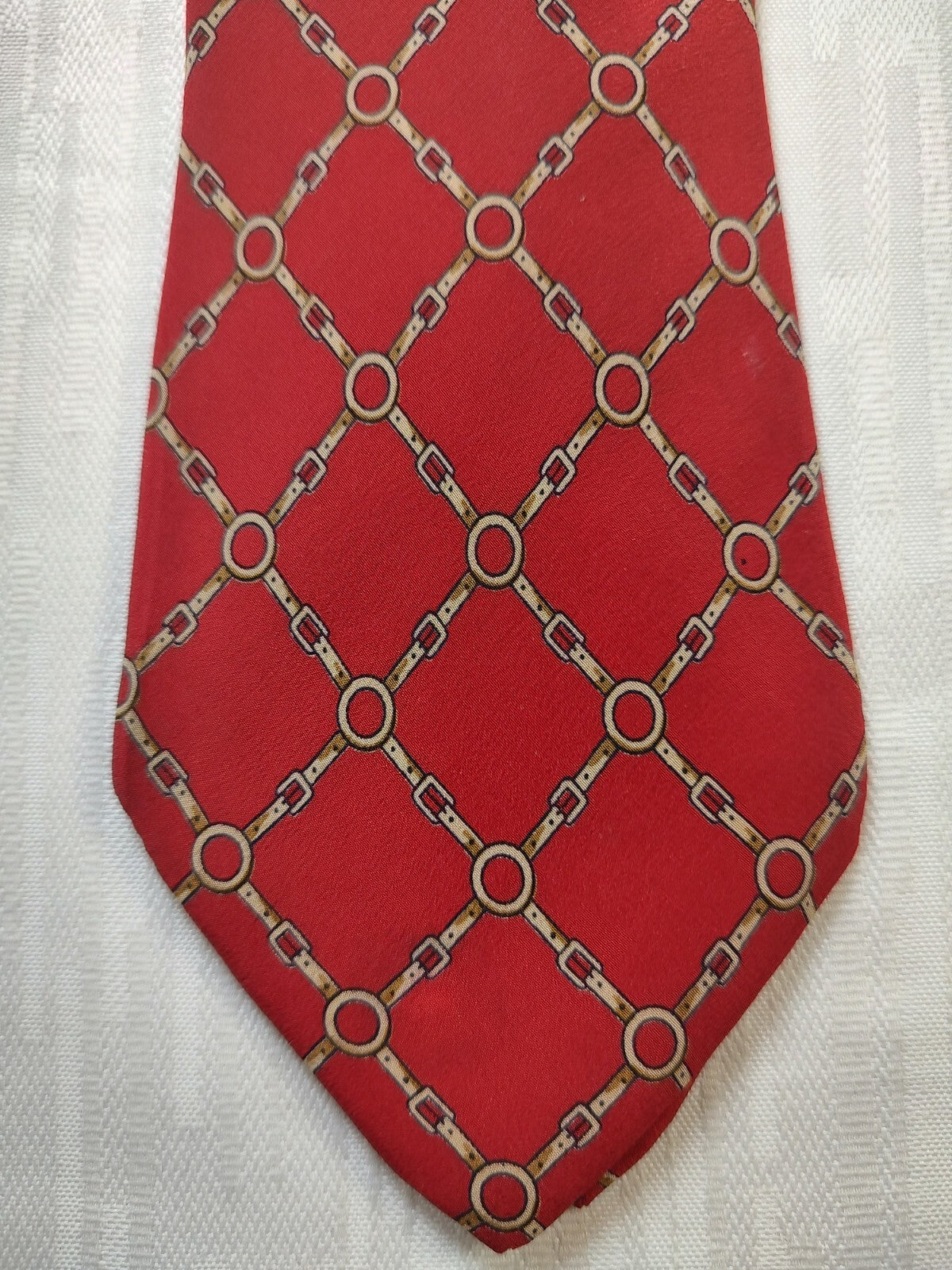 PROCHOWNICK 100% SILK TIE SETA CRAVATTA NECKTIE MADE IN ITALIA CLASSIC
