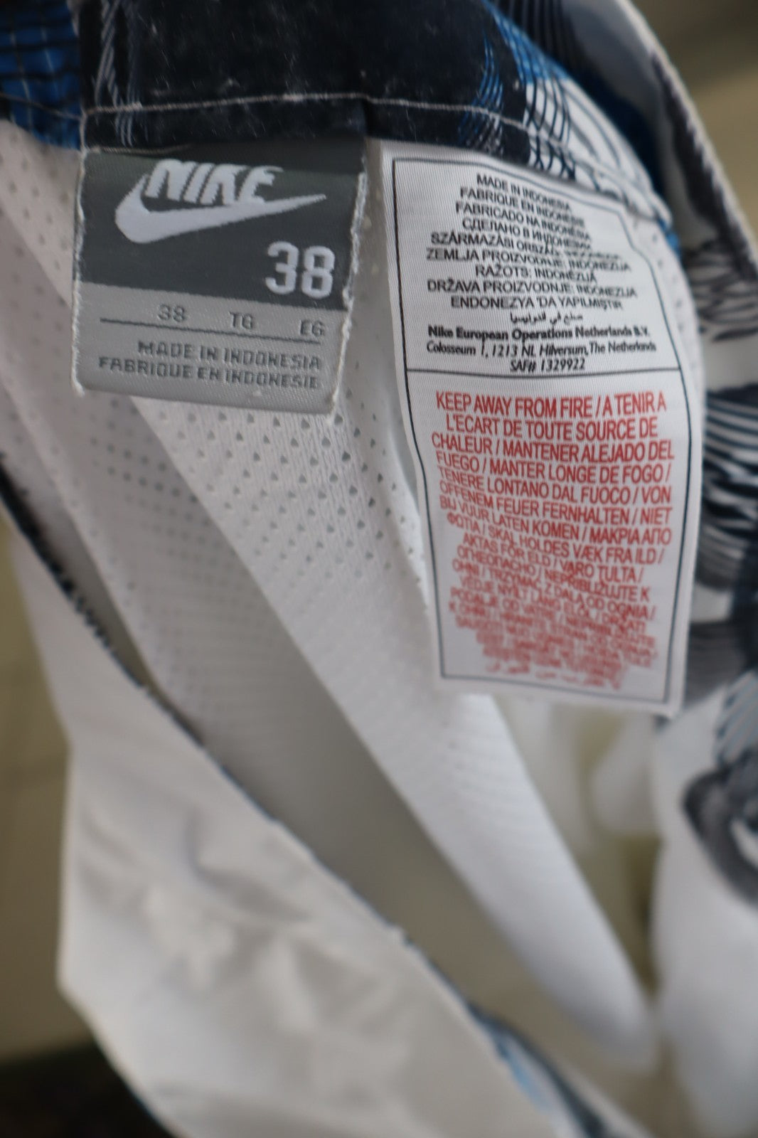 NIKE COSTUME PANTALONCINO MARE UOMO TG 38 MEN SWIMSUIT VINTAGE CASUAL