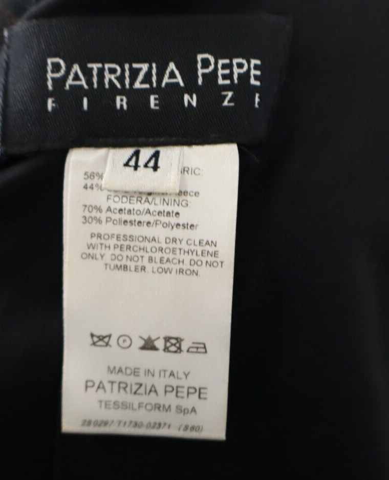 PATRIZIA PEPE GIACCA BLAZER DONNA Tg 44 WOMAN VINTAGE JACKET COTONE LANA