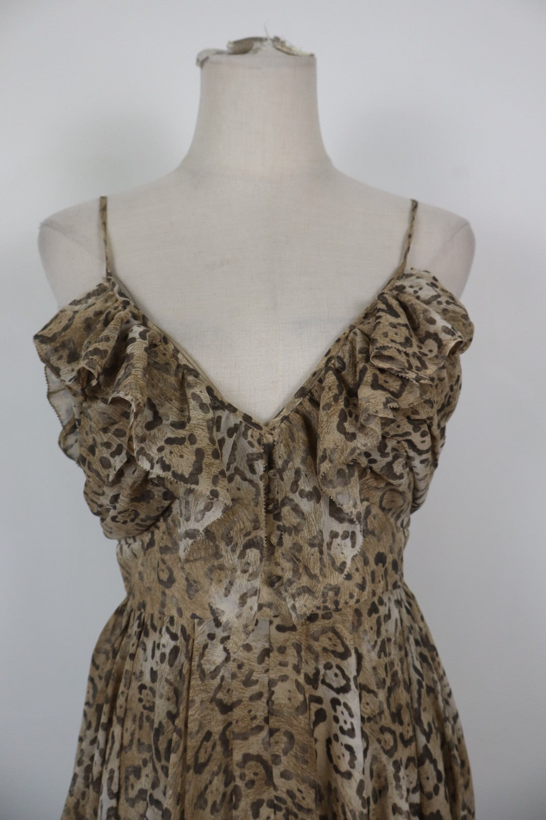 GUESS VESTITO DONNA TG. M WOMAN CASUAL VINTAGE DRESS ABITO CON ZIP