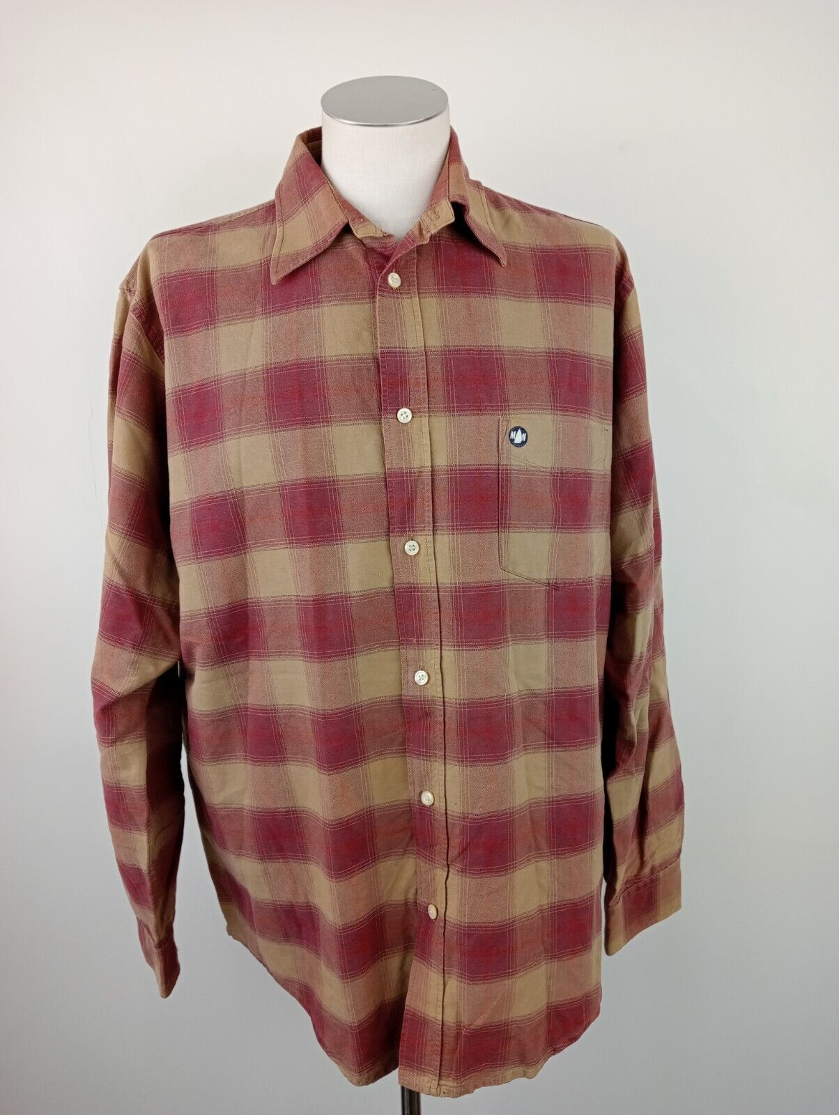 MURPHY & NYE CAMICIA UOMO COTONE COTTON 2XL MAN CASUAL VINTAGE SHIRT ITALY