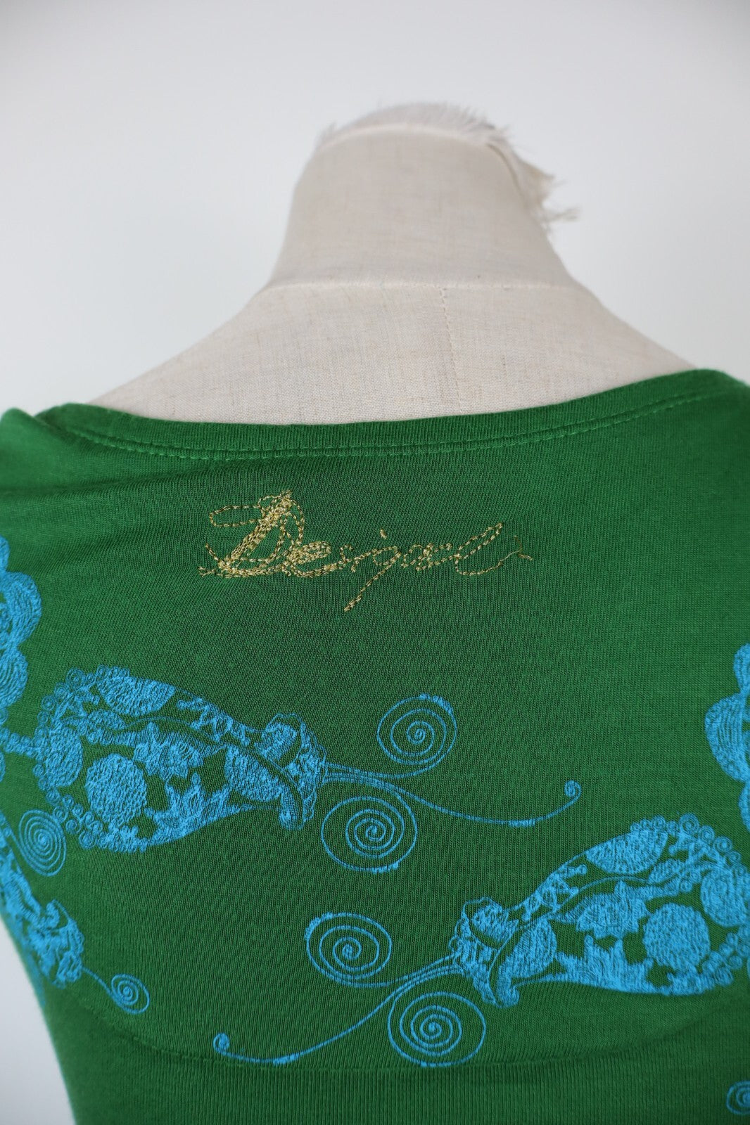 DESIGUAL VESTITO DONNA TG. XS WOMAN CASUAL VINTAGE DRESS ABITO