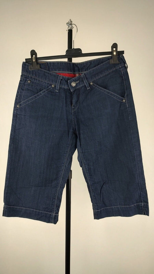 LEVI'S PANTALONCINO JEANS DENIM DONNA TG 28 WOMAN PANTS SHORT VINTAGE