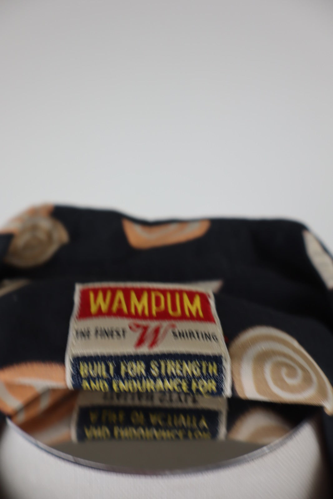 WAMPUM CAMICIA UOMO TG. L MAN CASUAL VINTAGE SHIRT COTONE
