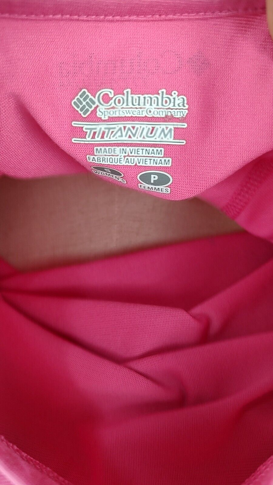 COLUMBIA MAGLIA DONNA TG. S WOMAN CASUAL VINTAGE T-SHIRT COTONE