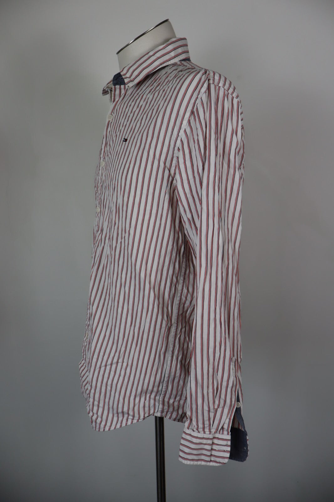 TOMMY HILFIGER CAMICIA UOMO COTONE TG. L MAN CASUAL VINTAGE COTTON SHIRT