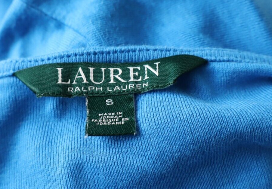 RALPH LAUREN MAGLIA DONNA COTONE TG. S WOMAN COTTON T-SHIRT CASUAL VINTAGE