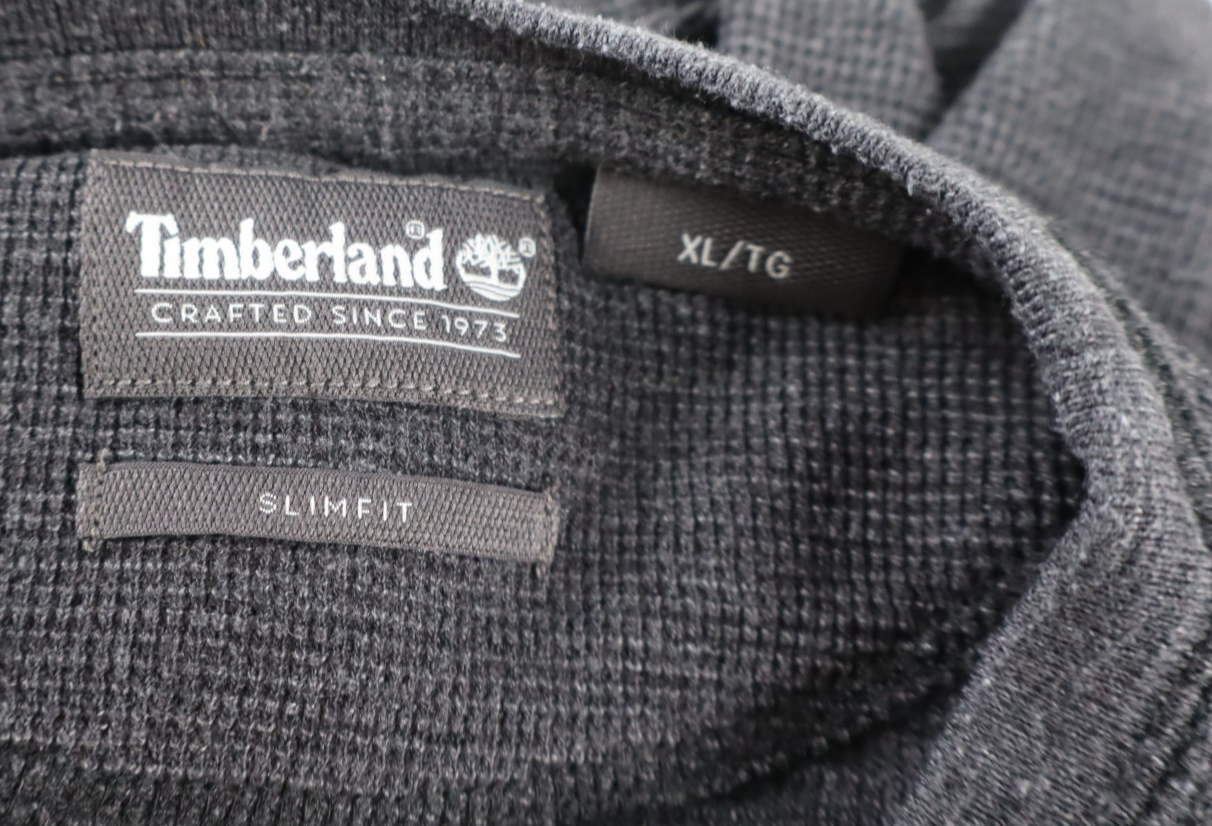 TIMBERLAND MAGLIA MANICA LUNGA COTONE UOMO XL MAN T-SHIRT COTTON CASUAL VINTAGE