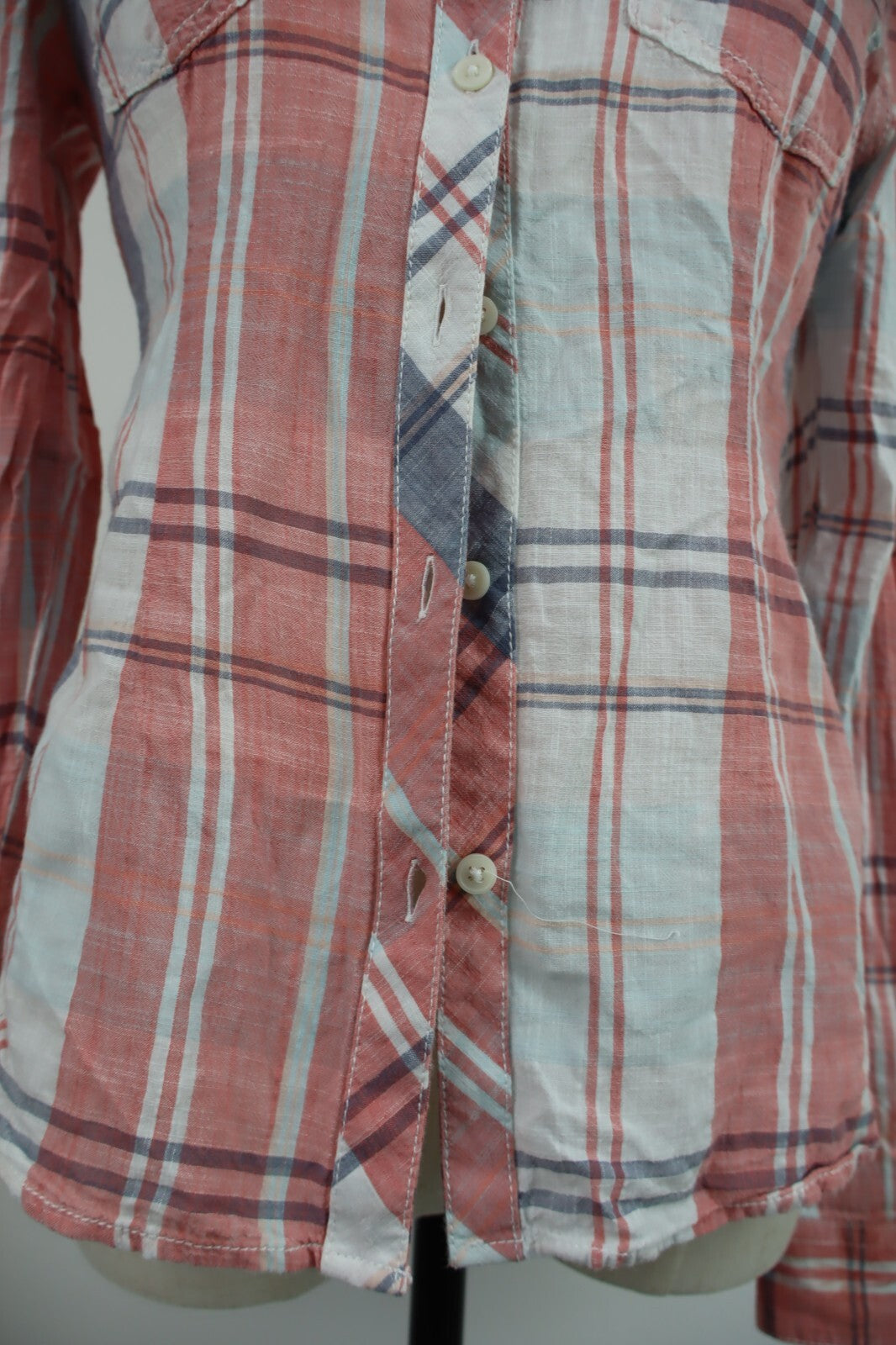 COLUMBIA CAMICIA  DONNA TG. XS WOMAN SHIRT CASUAL VINTAGE COTONE COTTON