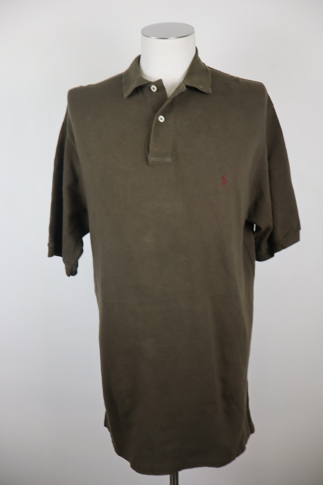 RALPH LAUREN MAGLIA POLO UOMO COTONE TG. L MAN COTTON SHIRT CASUAL VINTAGE LOGO