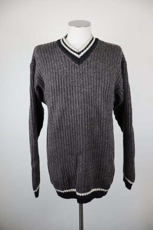 LOTTO RESORT MAGLIONE LANA VINTAGE UOMO Tg. XL MAN WOOL SWEATER CASUAL