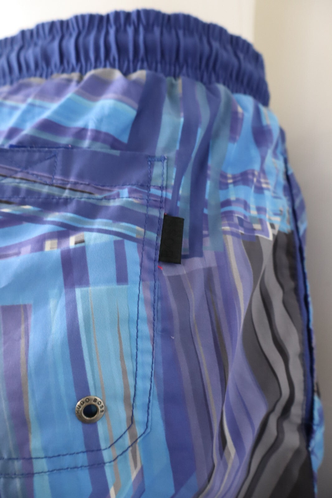 HUGO BOSS COSTUME PANTALONCINO MARE UOMO TG S MEN SWIMSUIT VINTAGE CASUAL