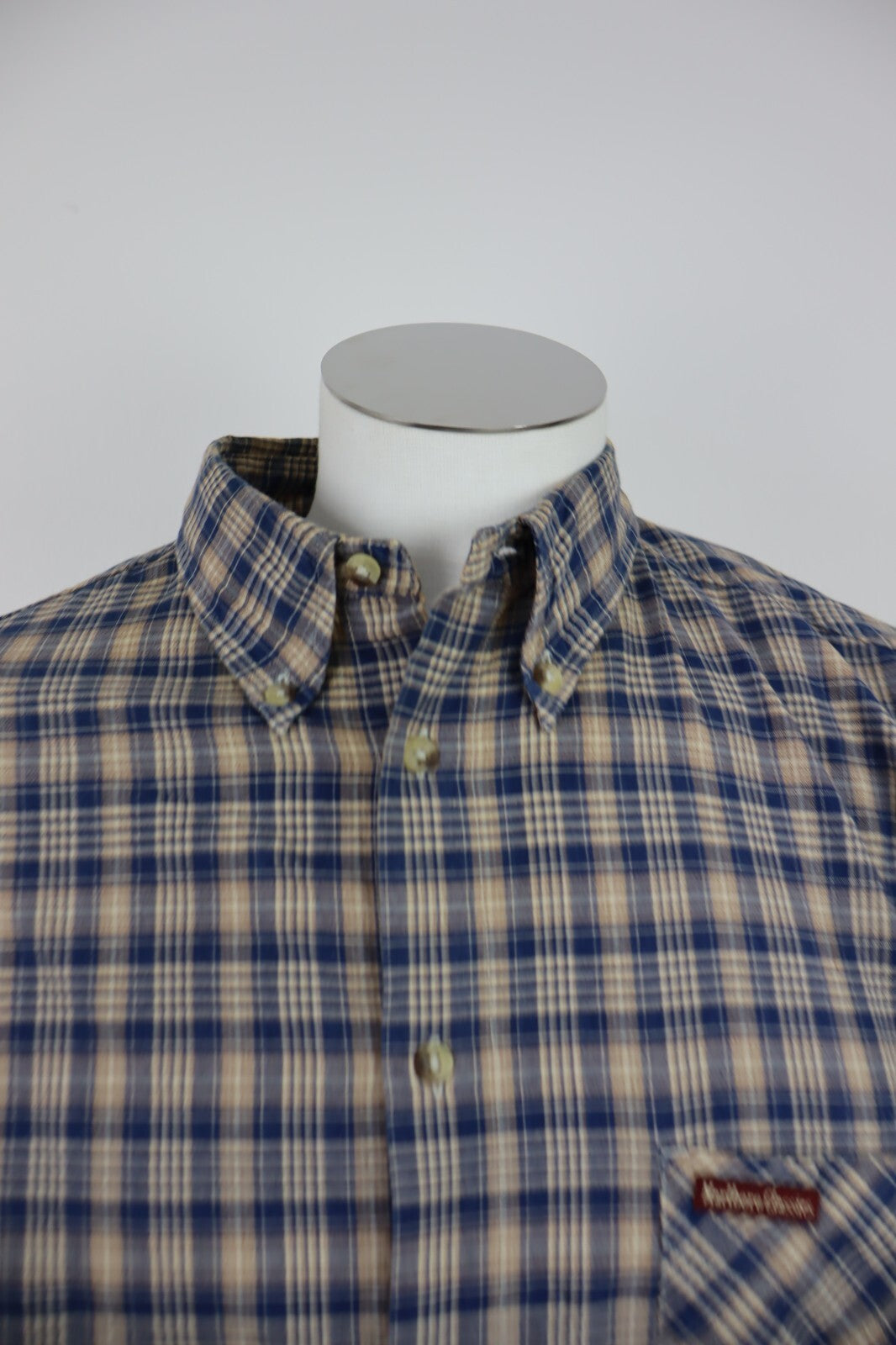 MARLBORO CLASSICS CAMICIA UOMO COTONE TG. 2XL MAN CASUAL VINTAGE COTTON SHIRT